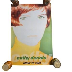 Cathy Dennis Move to This Promo Poster 24x36 Original Vintage 1990 Polygram